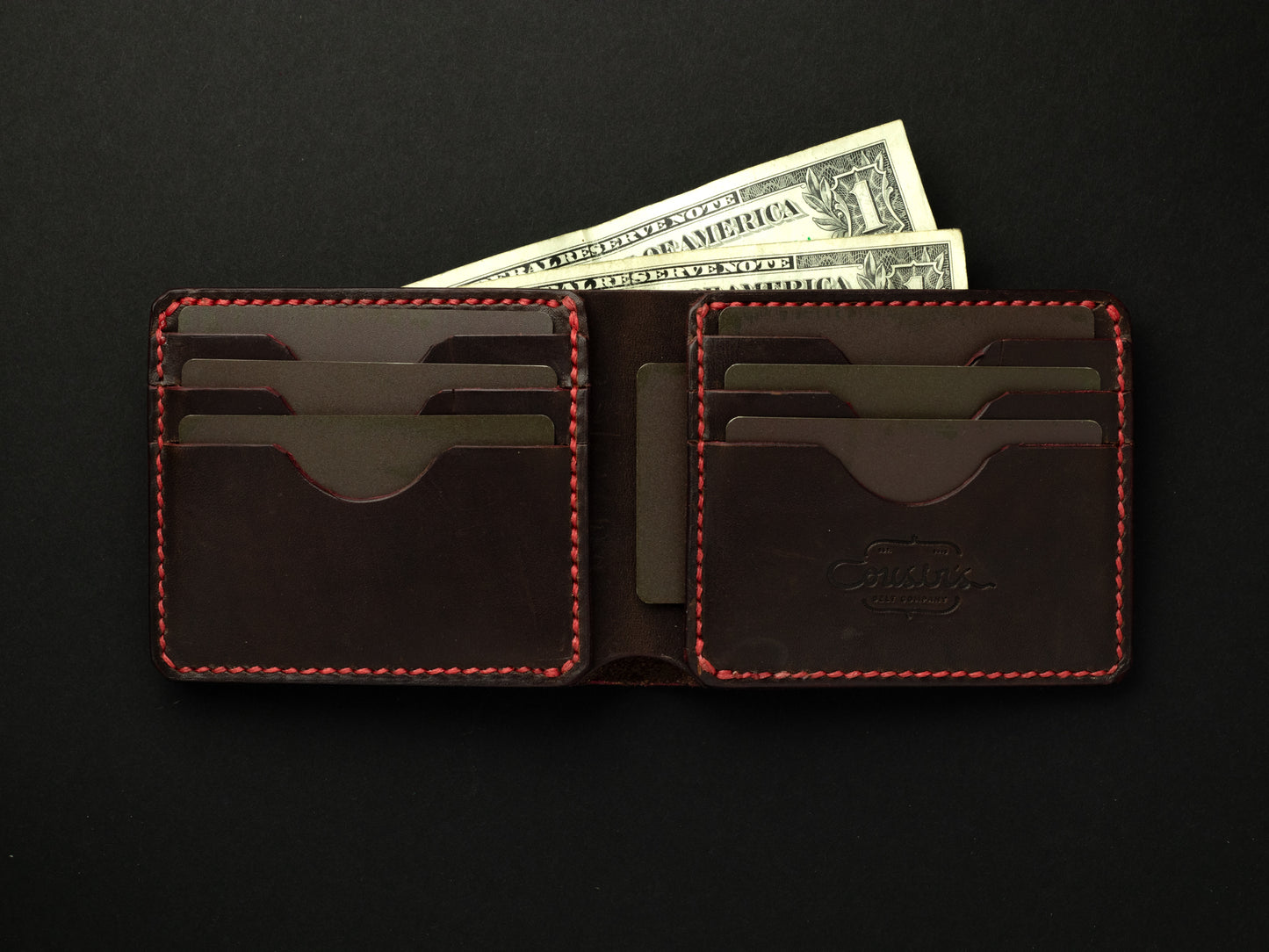 CLASSIC BIFOLD-RED THREAD EDITION(ONE-OFF)